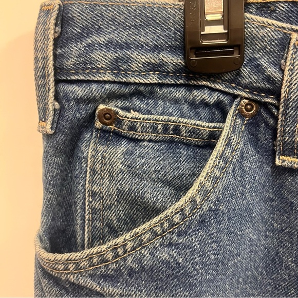 Vintage Dickies Dad Jeans in faded blue altered size 38x27 - Picture 4 of 12